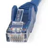 StarTech.com 3m CAT6 Ethernet kabelis - LSZH (mažai dūmų, be halogenų) - 10 Gigabit 250MHz 100W PoE RJ45 10GbE UTP tinklo jungiamasis laidas su apsauga nuo užkliuvimo ir įtempimo mažinimu - mėlyna, CAT 6, ETL patvirtintas, 24AWG