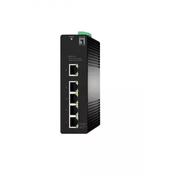 Valdomas jungiklis LevelOne Hilbert 5 prievadų pramoninis gigabitinis „Smart Lite“ jungiklis
