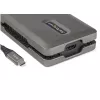 StarTech.com USB-C kelių prievadų adapteris – USB-C į 4K 60Hz HDMI 2.0 – 2 prievadų 10Gbps USB šakotuvas – 100W Power Delivery perdavimas – GbE – SD/MicroSD – USB Type-C mini dokas – 10 colių laidas