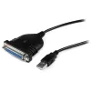 StarTech.com 6 pėdų USB į DB25 lygiagretųjį spausdintuvo adapterio kabelis - M/F