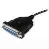 StarTech.com 6 pėdų USB į DB25 lygiagretųjį spausdintuvo adapterio kabelis - M/F