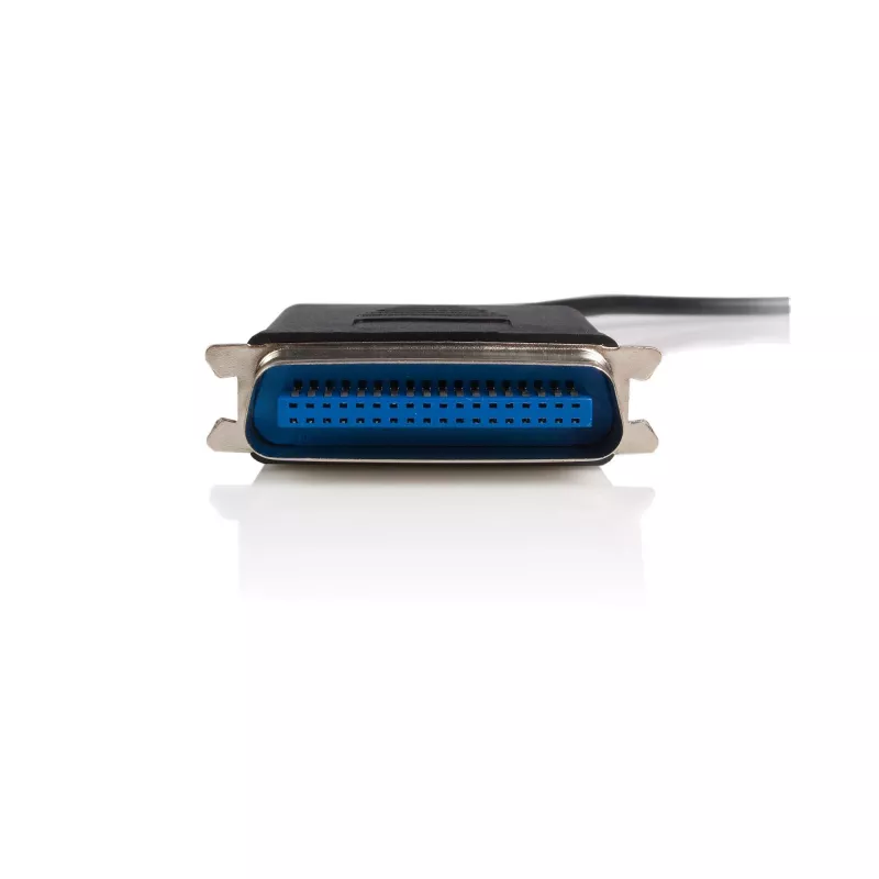 StarTech.com 6 pėdų USB į lygiagretųjį spausdintuvo adapteris – vyriškas/vyriškas, juodas