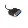 StarTech.com 6 pėdų USB į lygiagretųjį spausdintuvo adapteris – vyriškas/vyriškas, juodas