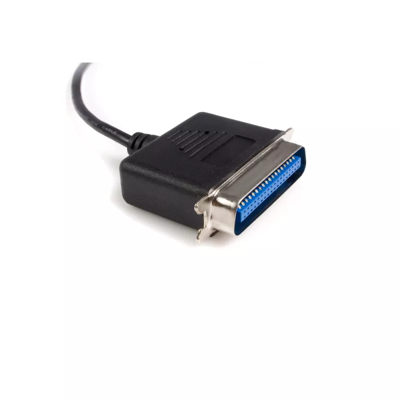 StarTech.com 6 pėdų USB į lygiagretųjį spausdintuvo adapteris – vyriškas/vyriškas, juodas