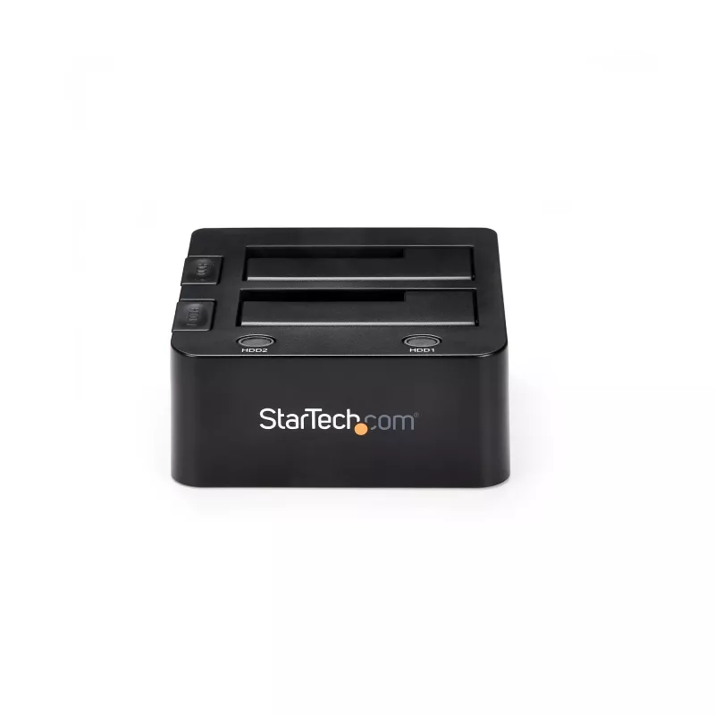 StarTech.com SDOCK2U33 Dviejų diskų USB 3.0 į SATA kietojo disko dokas, išorinis 2,5/3,5 colio SATA I/II/III SSD/HDD dokas su karšto keitimo funkcija