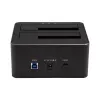 StarTech.com SDOCK2U33 Dviejų diskų USB 3.0 į SATA kietojo disko dokas, išorinis 2,5/3,5 colio SATA I/II/III SSD/HDD dokas su karšto keitimo funkcija