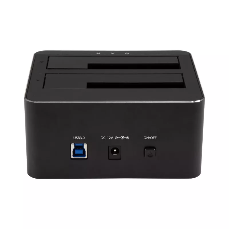 StarTech.com SDOCK2U33 Dviejų diskų USB 3.0 į SATA kietojo disko dokas, išorinis 2,5/3,5 colio SATA I/II/III SSD/HDD dokas su karšto keitimo funkcija