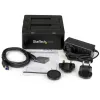 StarTech.com SDOCK2U33 Dviejų diskų USB 3.0 į SATA kietojo disko dokas, išorinis 2,5/3,5 colio SATA I/II/III SSD/HDD dokas su karšto keitimo funkcija