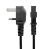 StarTech.com 2 m maitinimo laidas nešiojamam kompiuteriui, BS 1363 į C5 (dobilinis lapas), 2,5A 250V, 18AWG