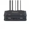 StarTech.com 2 prievadų USB-C KVM jungiklis su DisplayPort, 4K 60Hz, įmontuotais 1,2 m kabeliais, maitinamas iš USB
