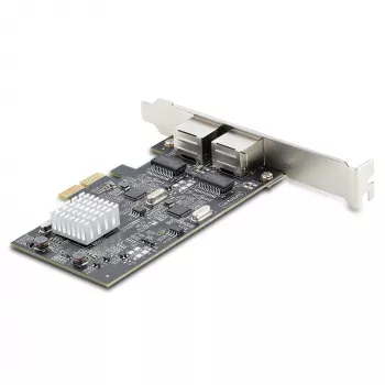 „StarTech.com“ 2 prievadų 2,5 Gbps NBASE-T PCIe tinklo plokštė su Intel I225-V, dviejų prievadų kompiuterio tinklo kortelė, kelių gigabitų NIC, PCI Express serverio LAN kortelė, darbalaukio Ethernet sąsaja