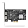 „StarTech.com“ 2 prievadų 2,5 Gbps NBASE-T PCIe tinklo plokštė su Intel I225-V, dviejų prievadų kompiuterio tinklo kortelė, kelių gigabitų NIC, PCI Express serverio LAN kortelė, darbalaukio Ethernet sąsaja