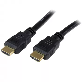 StarTech.com 1 m HDMI laidas – 4K didelės spartos HDMI laidas su Ethernet – UHD 4K 30 Hz vaizdas – HDMI 1.4 laidas – Ultra HD HDMI monitoriams, projektoriams, televizoriams ir ekranams – juodas HDMI laidas – M/M