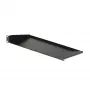 StarTech.com CABSHELF1U 1U serverių spintos lentyna, nekeičiamo aukščio gembinė lentyna 19 col. spintai, 17,7 cm (7 col.) gylio, 15 kg (33 sv.) keliamoji galia, su narvelinėmis veržlėmis ir varžtais, juodos spalvos