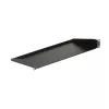 StarTech.com CABSHELF1U 1U serverių spintos lentyna, nekeičiamo aukščio gembinė lentyna 19 col. spintai, 17,7 cm (7 col.) gylio, 15 kg (33 sv.) keliamoji galia, su narvelinėmis veržlėmis ir varžtais, juodos spalvos