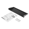 StarTech.com CABSHELF1U 1U serverių spintos lentyna, nekeičiamo aukščio gembinė lentyna 19 col. spintai, 17,7 cm (7 col.) gylio, 15 kg (33 sv.) keliamoji galia, su narvelinėmis veržlėmis ir varžtais, juodos spalvos