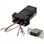 StarTech.com DB9 į RJ45 modulinis adapteris – moteriškas DB9 į moterišką RJ45, juodas