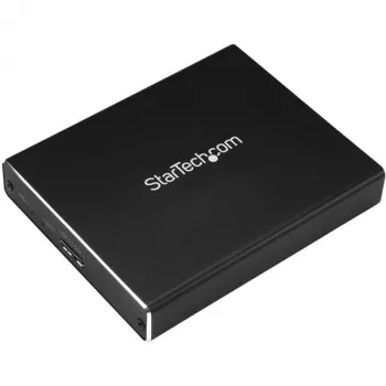 StarTech.com Dvigubo lizdo M.2 SATA SSD korpusas su RAID ir USB 3.1 (10 Gbps)