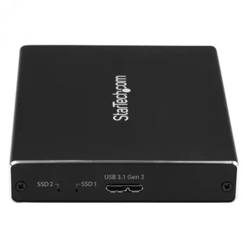StarTech.com Dvigubo lizdo M.2 SATA SSD korpusas su RAID ir USB 3.1 (10 Gbps)