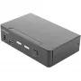 StarTech.com 2 prievadų HDMI KVM jungiklis – vienas monitorius 4K 60Hz Ultra HD HDR – stalinis HDMI 2.0 KVM su 2 prievadų USB 3.0 šakotuvu (5Gbps) ir 4x USB 2.0 HID, garsu, sparčiaisiais klavišais – TAA