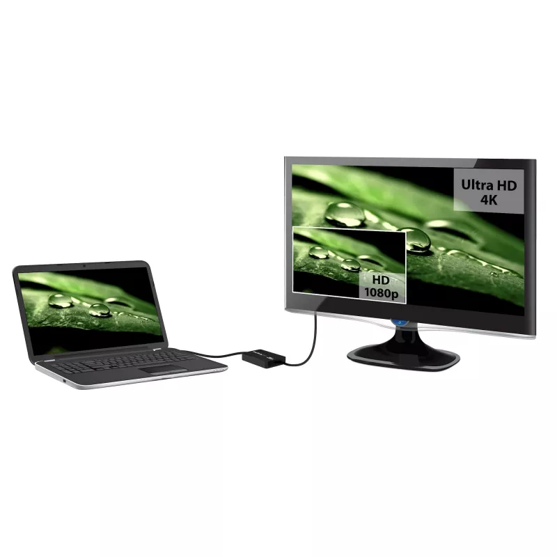 StarTech.com USB 3.0 į HDMI adapteris – 4K 30Hz itin didelė raiška – DisplayLink sertifikuotas – USB Type-A į HDMI monitoriaus adapteris – išorinė vaizdo plokštė – Mac ir Windows