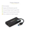 StarTech.com USB 3.0 į HDMI adapteris – 4K 30Hz itin didelė raiška – DisplayLink sertifikuotas – USB Type-A į HDMI monitoriaus adapteris – išorinė vaizdo plokštė – Mac ir Windows