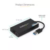 StarTech.com USB 3.0 į HDMI adapteris – 4K 30Hz itin didelė raiška – DisplayLink sertifikuotas – USB Type-A į HDMI monitoriaus adapteris – išorinė vaizdo plokštė – Mac ir Windows
