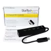 StarTech.com 4 prievadų nešiojamas USB 3.0 šakotuvas su įmontuotu kabeliu - 5Gbps