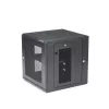 StarTech.com 4-Post 12U sieninis tinklo spintas su 1U lentyna, 19 colių vyriais tvirtinamas serverio stovas duomenų, AV, elektronikos, kompiuterių įrangai, lankstus ventiliuojamas korpusas