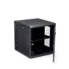 StarTech.com 4-Post 12U sieninis tinklo spintas su 1U lentyna, 19 colių vyriais tvirtinamas serverio stovas duomenų, AV, elektronikos, kompiuterių įrangai, lankstus ventiliuojamas korpusas
