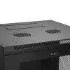 StarTech.com 4-Post 12U sieninis tinklo spintas su 1U lentyna, 19 colių vyriais tvirtinamas serverio stovas duomenų, AV, elektronikos, kompiuterių įrangai, lankstus ventiliuojamas korpusas