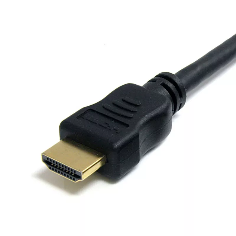 StarTech.com 2m HDMI laidas – 4K didelės spartos HDMI laidas su Ethernet – 4K 30Hz UHD HDMI kabelis – 10.2 Gbps pralaidumas – HDMI 1.4 vaizdo/ekrano laidas M/M 28AWG – HDCP 1.4 – Juodas