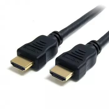 StarTech.com 1m HDMI laidas – 4K didelės spartos HDMI laidas su Ethernet – 4K 30Hz UHD HDMI kabelis – 10.2 Gbps pralaidumas – HDMI 1.4 vaizdo/ekrano laidas M/M 28AWG – HDCP 1.4 – juodas