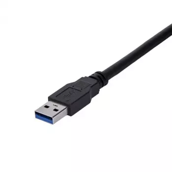 StarTech.com 1 m juodas SuperSpeed USB 3.0 prailginimo kabelis A-A (vyriškas/moteriškas)