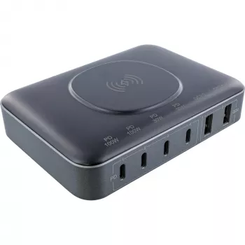 Nešiojama baterija InLine Qi Powerstation Multiport, 20 V
