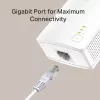 TP-Link TL-PA717KIT AV1000 Powerline adapterių rinkinys 1000 Mbit/s Ethernet LAN Baltas 2 vnt.