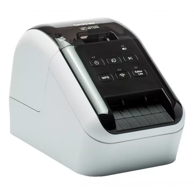 Brother QL-810W etikečių spausdintuvas tiesioginis terminis Spalvotas 300 x 600 DPI 176 mm/s Laidinis ir belaidis DK Wi-Fi