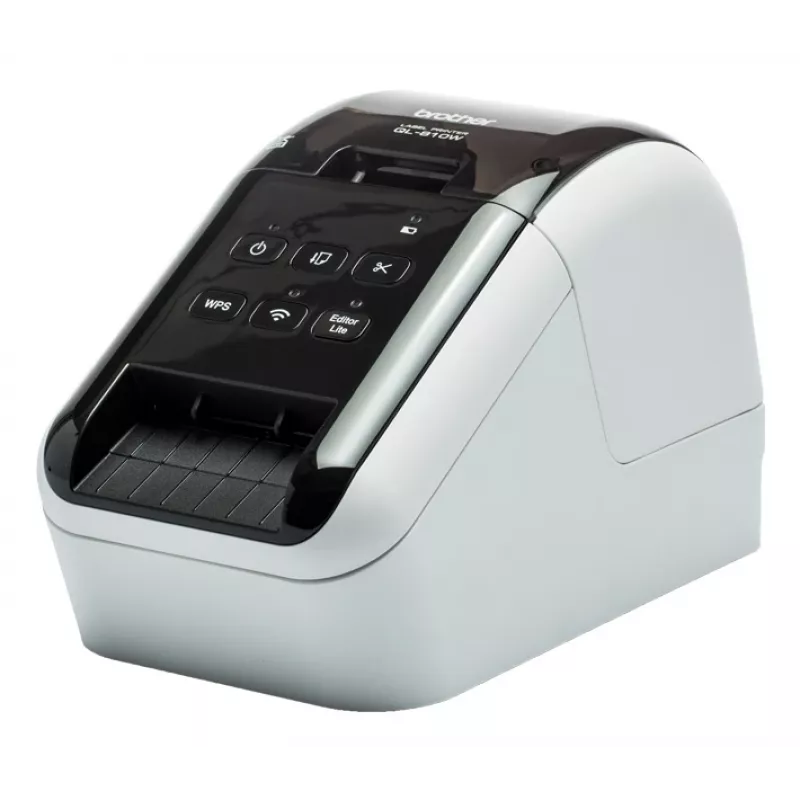 Brother QL-810W etikečių spausdintuvas tiesioginis terminis Spalvotas 300 x 600 DPI 176 mm/s Laidinis ir belaidis DK Wi-Fi