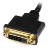StarTech.com 8 colių HDMI į DVI-D vaizdo kabelio adapteris – HDMI kištukas į DVI lizdą