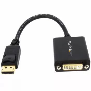 StarTech.com DisplayPort į DVI adapteris - DisplayPort į DVI-D vaizdo keitiklis 1080p - DP 1.2 į DVI monitoriaus / ekrano kabelio adapteris - DP į DVI adapteris su fiksavimo jungtimi