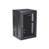 StarTech.com 4-Post 18U sieninis tinklo spintas su 1U lentyna, 19 colių vyriais tvirtinamas serverio stovas duomenų, AV, elektronikos, kompiuterių įrangai, lankstus ventiliuojamas korpusas