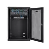StarTech.com 4-Post 18U sieninis tinklo spintas su 1U lentyna, 19 colių vyriais tvirtinamas serverio stovas duomenų, AV, elektronikos, kompiuterių įrangai, lankstus ventiliuojamas korpusas