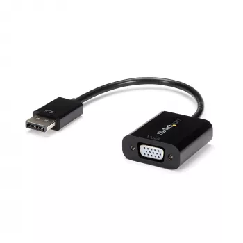 StarTech.com DisplayPort į VGA adapteris – aktyvus DP į VGA keitiklis, 1080p, DP/DP++ prie VGA monitoriaus kabelio adapteris, DP į VGA adapteris, skaitmeninis į analoginį, DP 1.2 į VGA