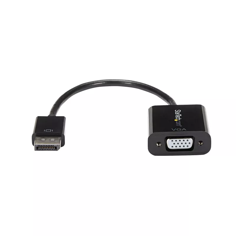 StarTech.com DisplayPort į VGA adapteris – aktyvus DP į VGA keitiklis, 1080p, DP/DP++ prie VGA monitoriaus kabelio adapteris, DP į VGA adapteris, skaitmeninis į analoginį, DP 1.2 į VGA