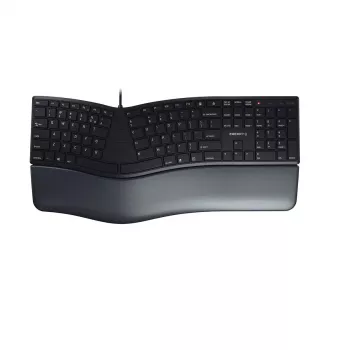 CHERRY KC 4500 ERGO klaviatūra, USB, QWERTY, US anglų, juoda