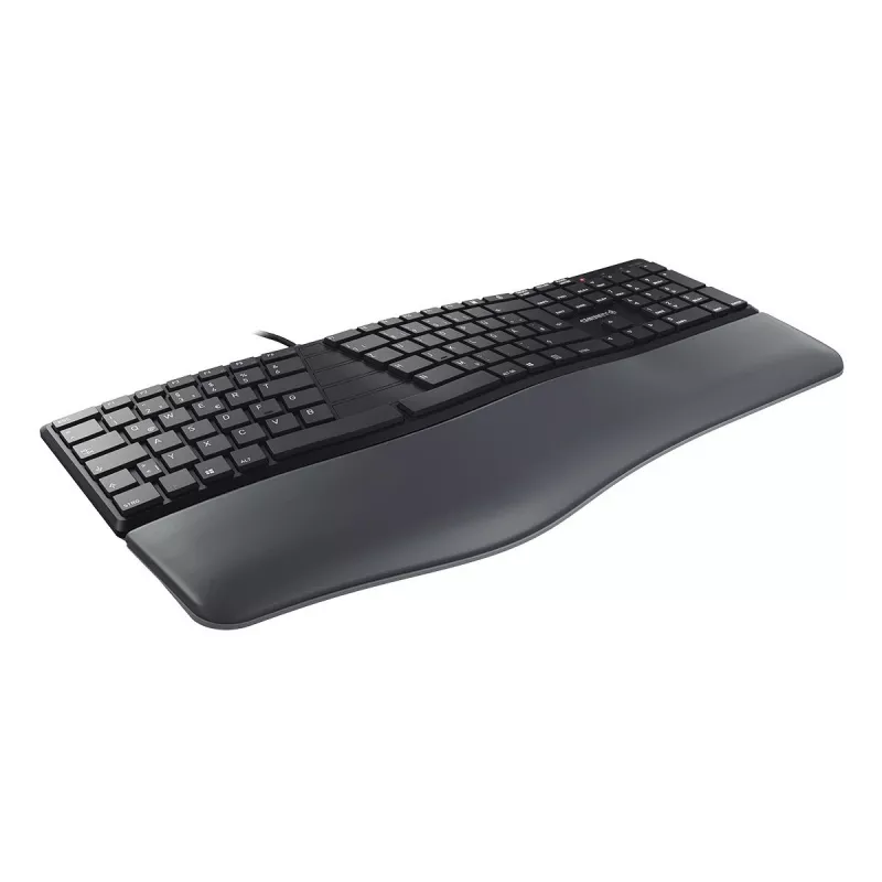 CHERRY KC 4500 ERGO klaviatūra, USB, QWERTY, US anglų, juoda