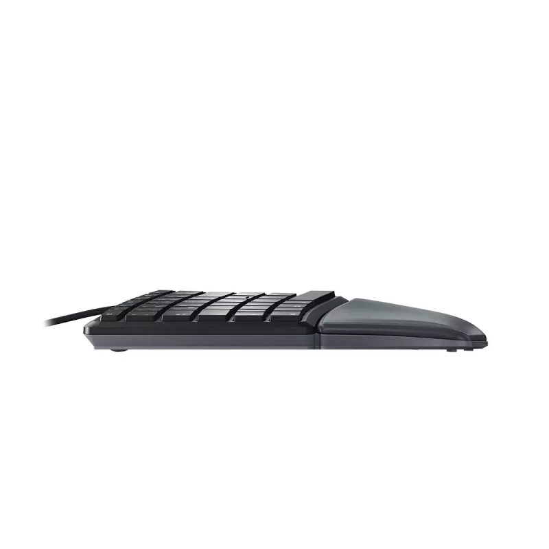 CHERRY KC 4500 ERGO klaviatūra, USB, QWERTY, US anglų, juoda