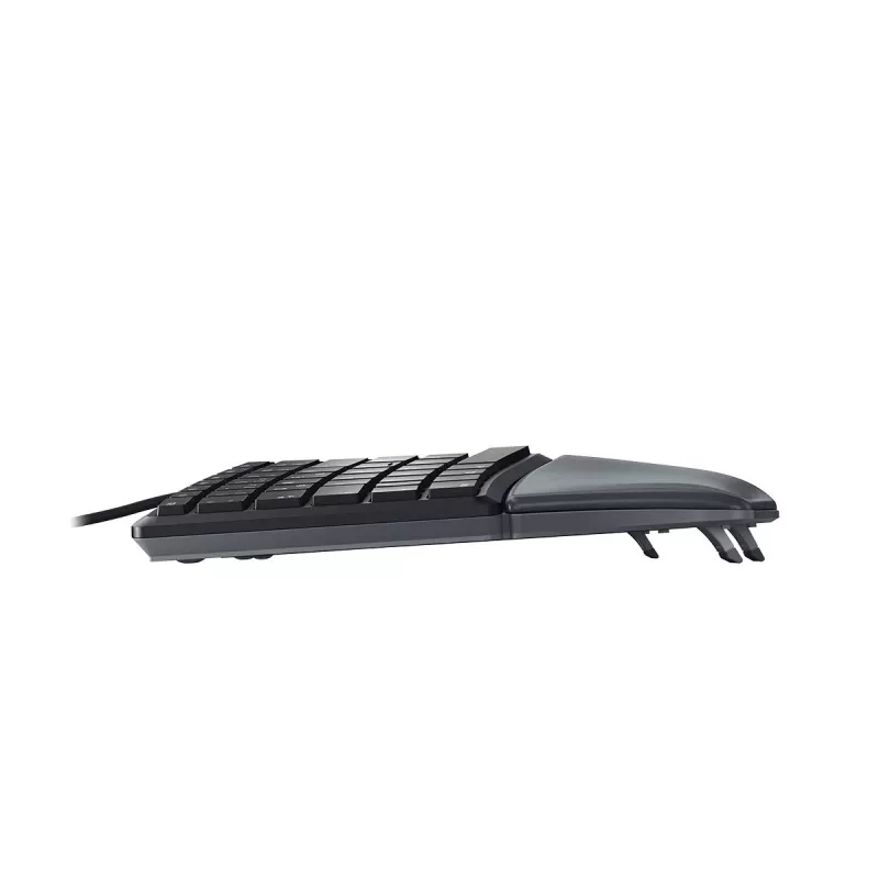 CHERRY KC 4500 ERGO klaviatūra, USB, QWERTY, US anglų, juoda