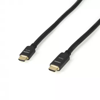 StarTech.com 20m aktyvus HDMI laidas – 4K didelės spartos HDMI laidas su Ethernet – CL2 sertifikuotas montavimui sienoje – 4K 30Hz vaizdas – HDMI 1.4 laidas – HDMI monitoriui, projektoriui, TV, ekranui