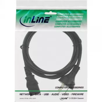 InLine maitinimo laidas, Kinijos kištukas / 3 kontaktų IEC C13, 1,8 m